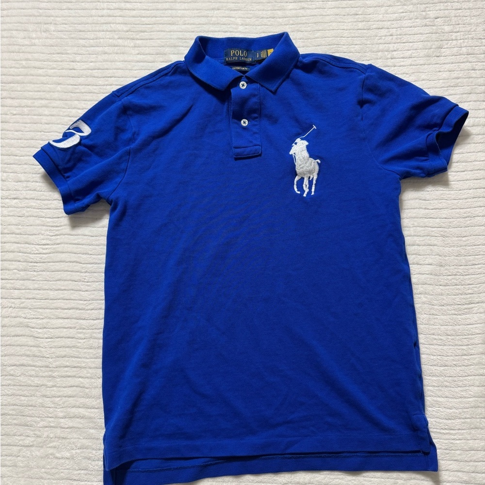 Ralph Lauren Men's Royal Blue Polo Shirt size S